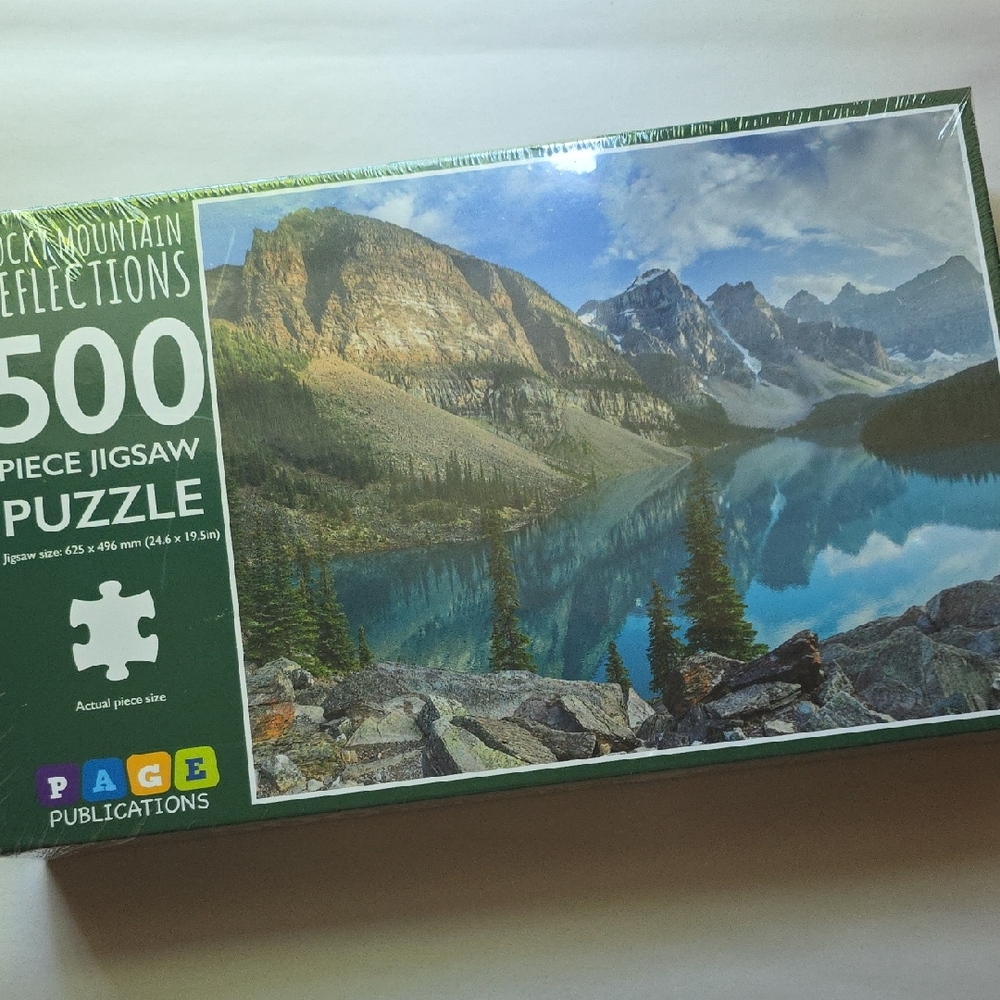 Mountain Lake 500 Piece Jigsaw Puzzle NEW